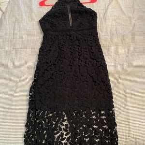 Black lace cocktail dress - size 6